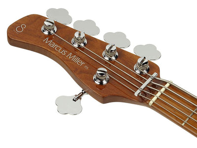 P5 A5L/TS P Series Marcus Miller vänsterhänt 5-strängad tobacco sunburst