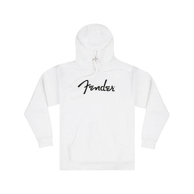 Fender - Spaghetti Logo Hoodie Olympic White M - Musik Utan Gränser 