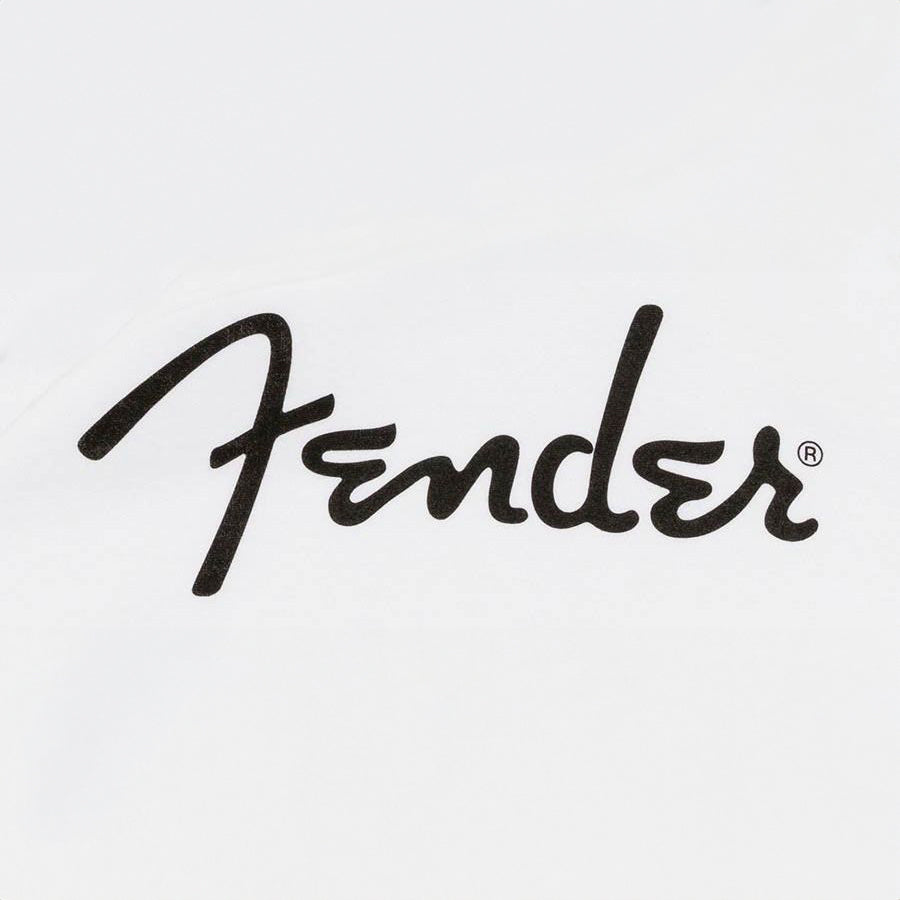 Fender - Spaghetti Logo Hoodie Olympic White M - Musik Utan Gränser 