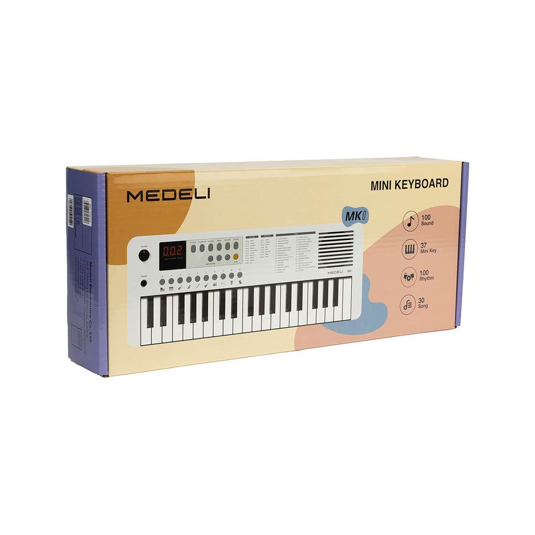 Medeli - MK1 Nebula Series Yellow - Musik Utan Gränser 