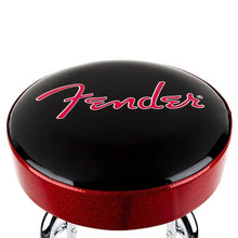 Load image into Gallery viewer, Barstol med röd glittrande logotyp
