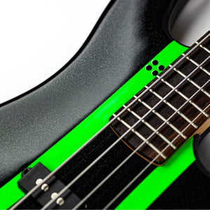 Sandberg - VS4 Lionell Shortscale Black Sparkle Neon Stripes - Musik Utan Gränser 