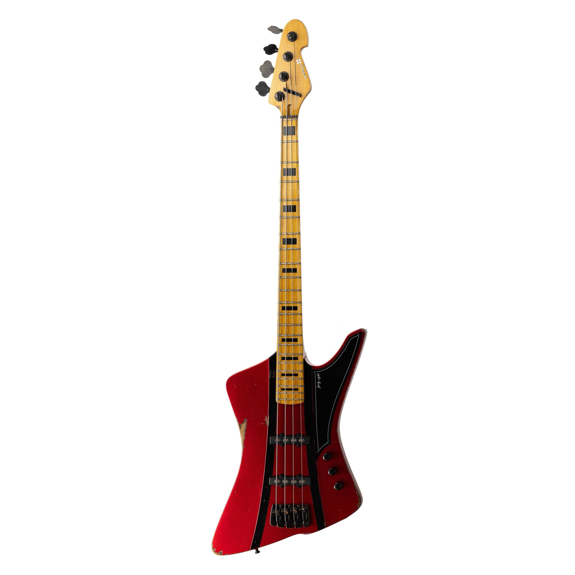 48 Fredrik Larson Metallic Red BK Stripes