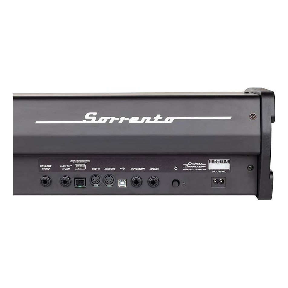 Sorrento Spinet-stil orgel med burn-pedal