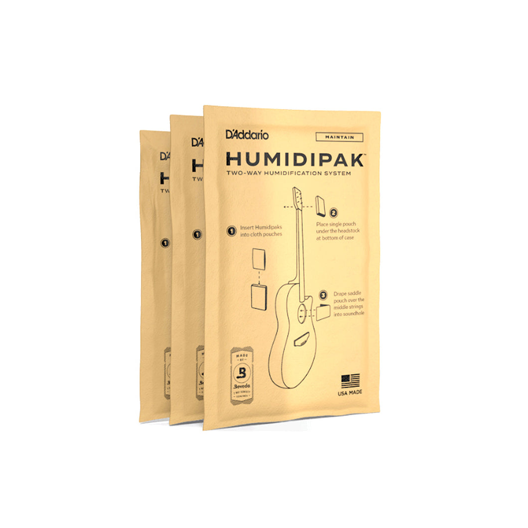 D'Addario - PW-HPRP-03 Humidipak Maintain refill 3-pack - Musik Utan Gränser 
