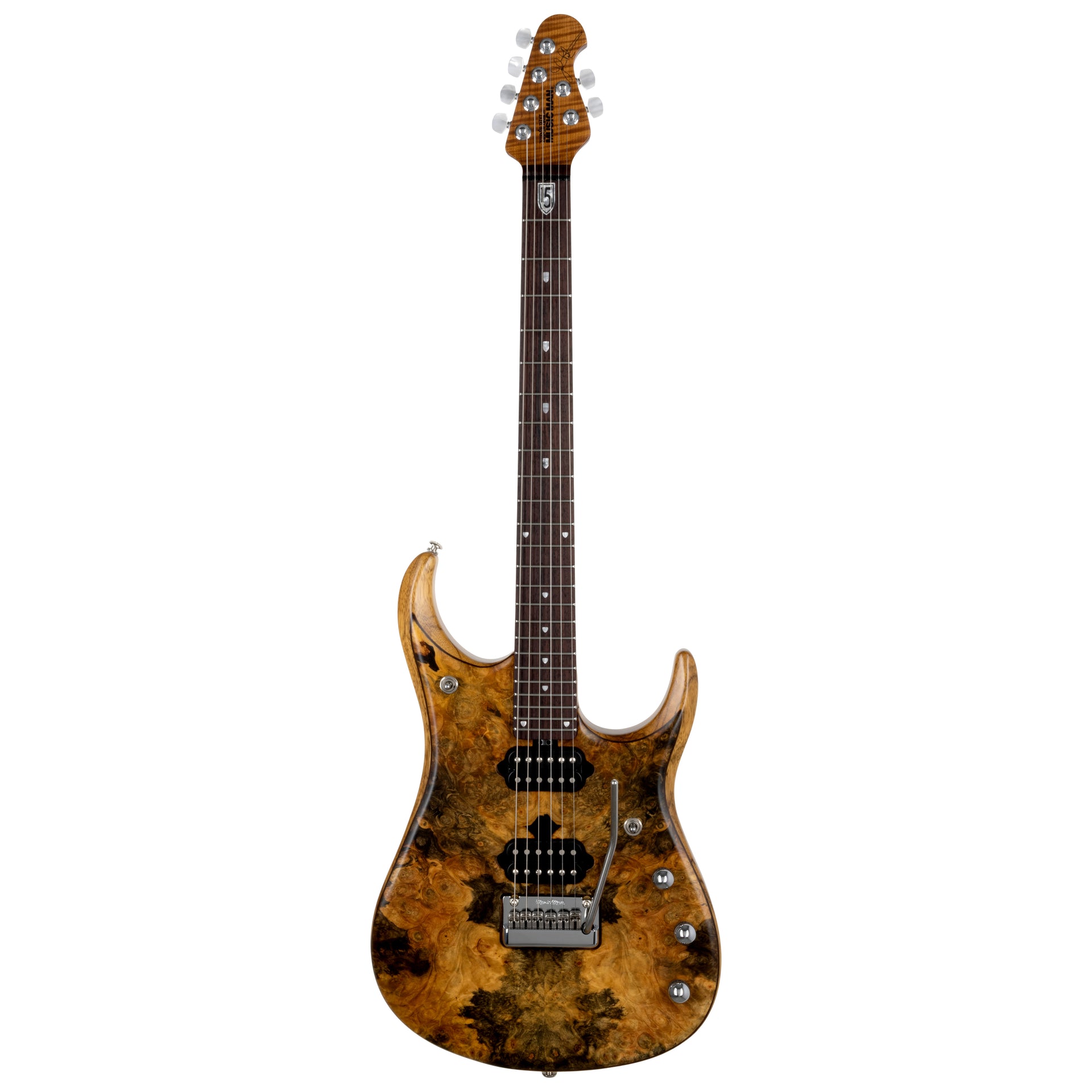 Ernie Ball Music Man - BFR JP15 Butterscotch Burl - Musik Utan Gränser 