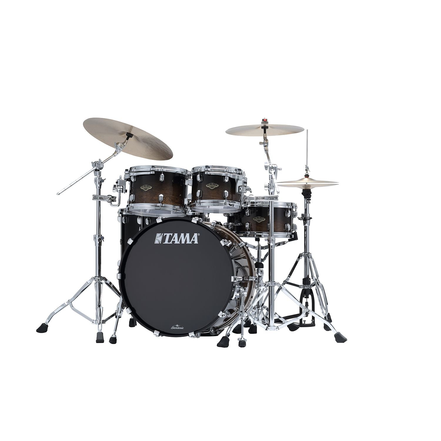 Starclassic Walnut/Birch 5-shellkit - WBS52RZS-TMF, lackerade i Transparent Mocha Fade