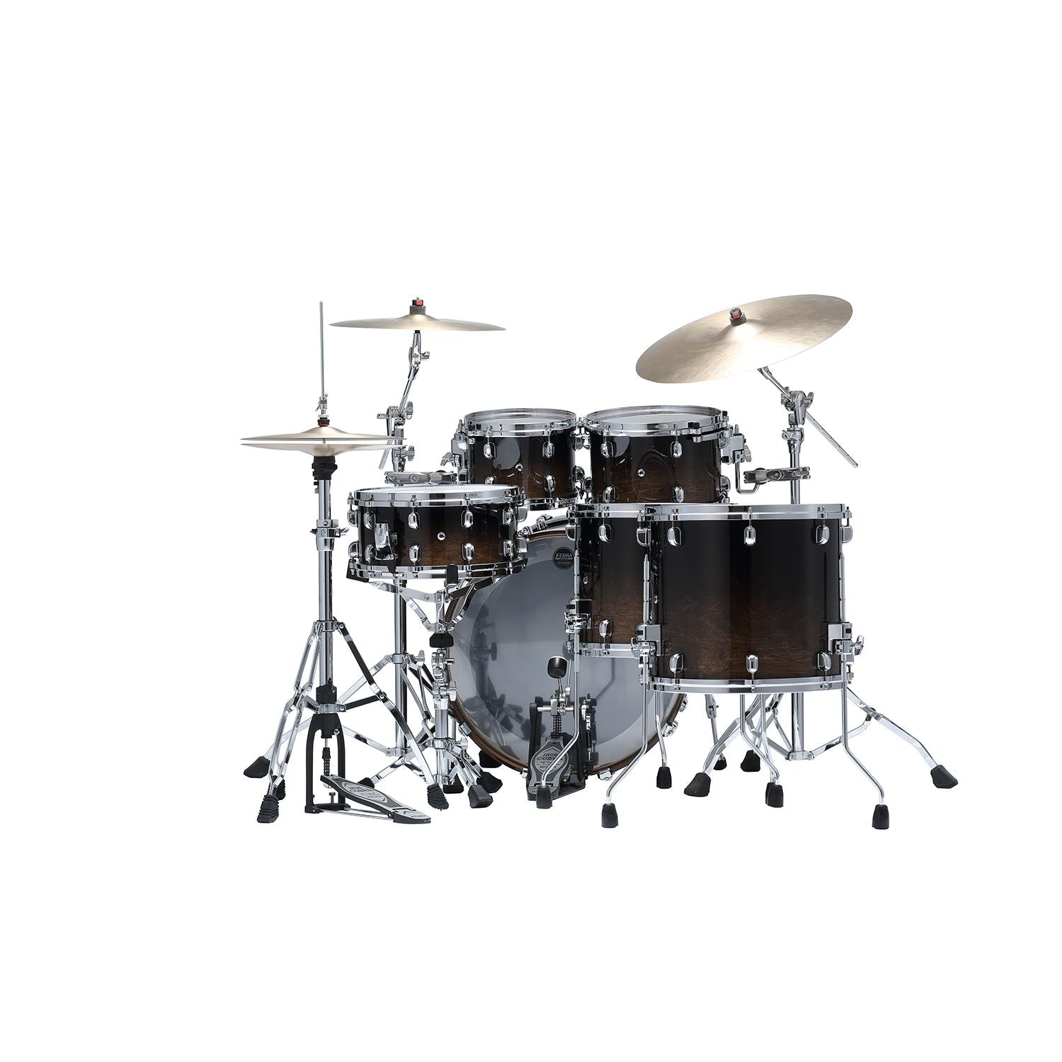 Starclassic Walnut/Birch 5-shellkit - WBS52RZS-TMF, lackerade i Transparent Mocha Fade