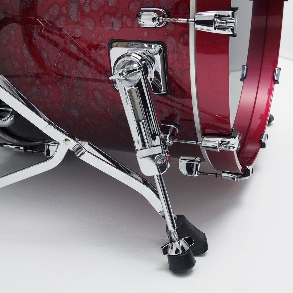 WBS52RZS-MDR Starclassic Walnut/Birch 5-shellkit lackerade i Molten Dark Raspberry Fade