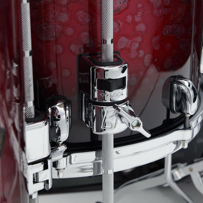 WBS52RZS-MDR Starclassic Walnut/Birch 5-shellkit lackerade i Molten Dark Raspberry Fade