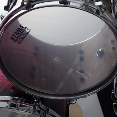 WBS52RZS-MDR Starclassic Walnut/Birch 5-shellkit lackerade i Molten Dark Raspberry Fade