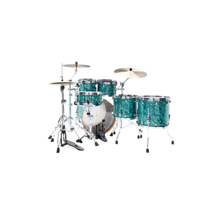 Starclassic Walnut/Birch 5-shellkit - WBR52RZS-TQP, Klädda i Turquoise Pearl Finish