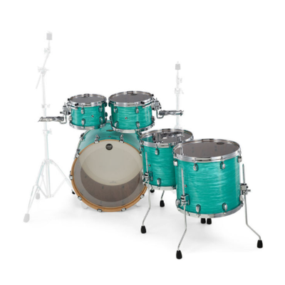 WBR52RZS-SGS Starclassic Walnut/Birch 5-shellkit Surf Green Silk Finish