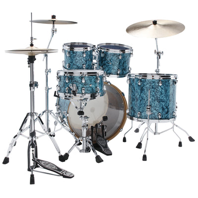 Starclassic Walnut/Birch 4-shellkit - WBR42S-TQP, klädda i Turquoise Pearl finish