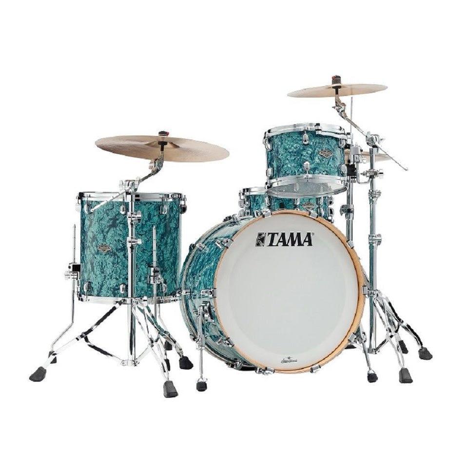 WBR32RZS-TQP Starclassic Walnut/Birch 3-shellkit klädda i Turquoise Pearl finish