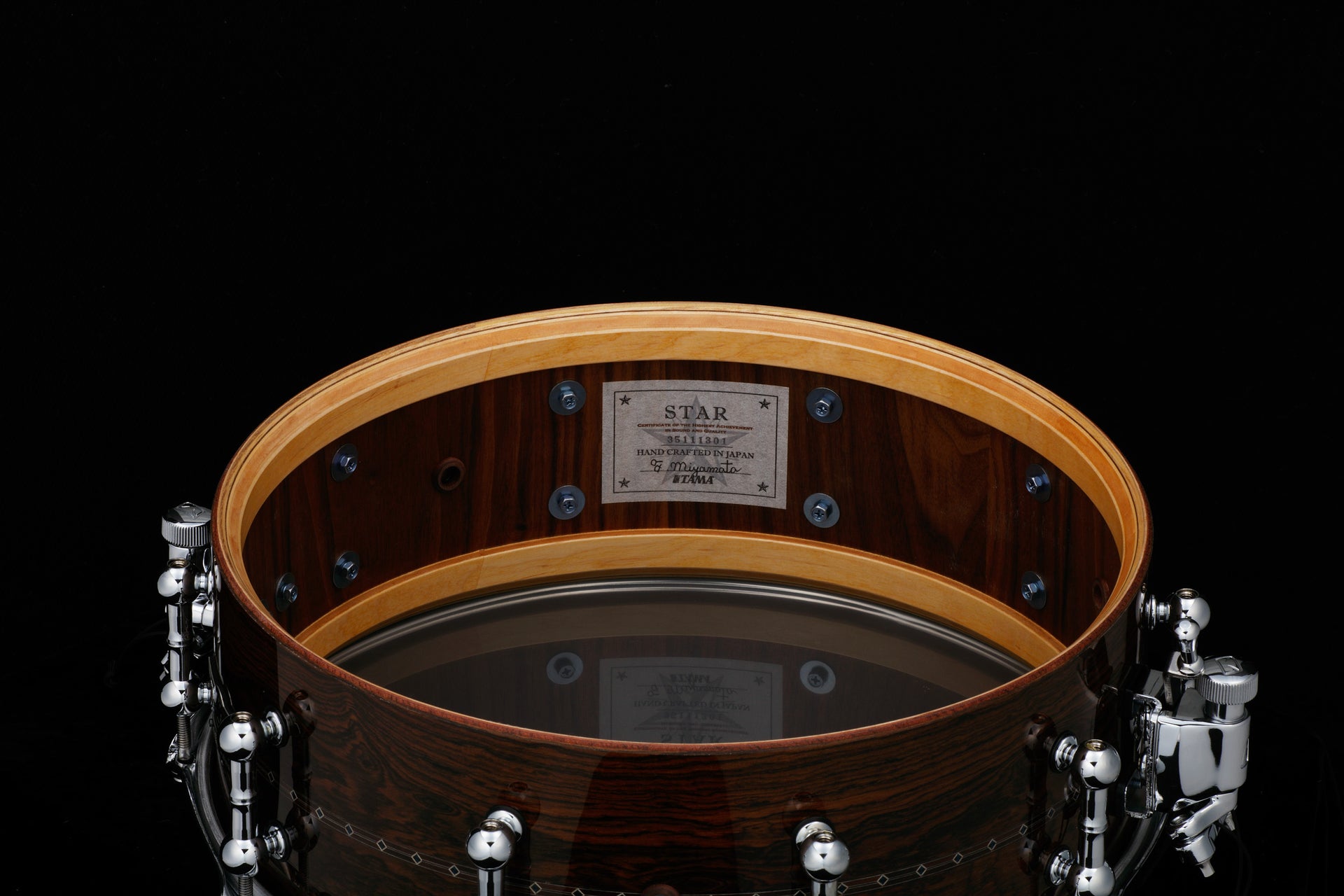 TBWS145S-GCD Star Reserve, Bubinga/Walnut 14 x 5