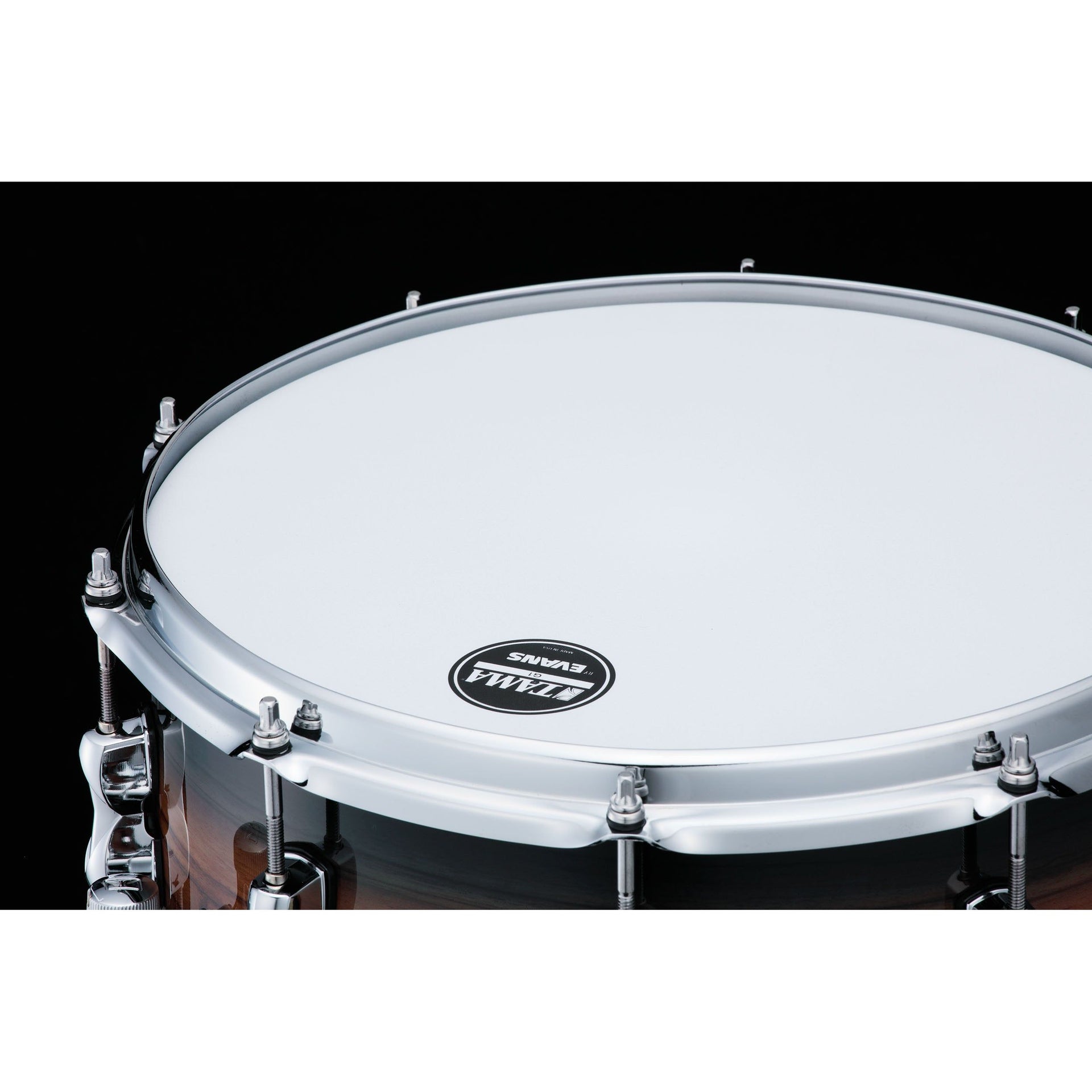 S.L.P. Limited Hybrid Maple/Bubinga Snare - LBM1465Z-MZB, i Midnight Zebrawood Burst.