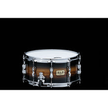 Ladda upp bild till gallerivisning, S.L.P. Limited Hybrid Maple/Bubinga Snare - LBM1465Z-MZB, i Midnight Zebrawood Burst.
