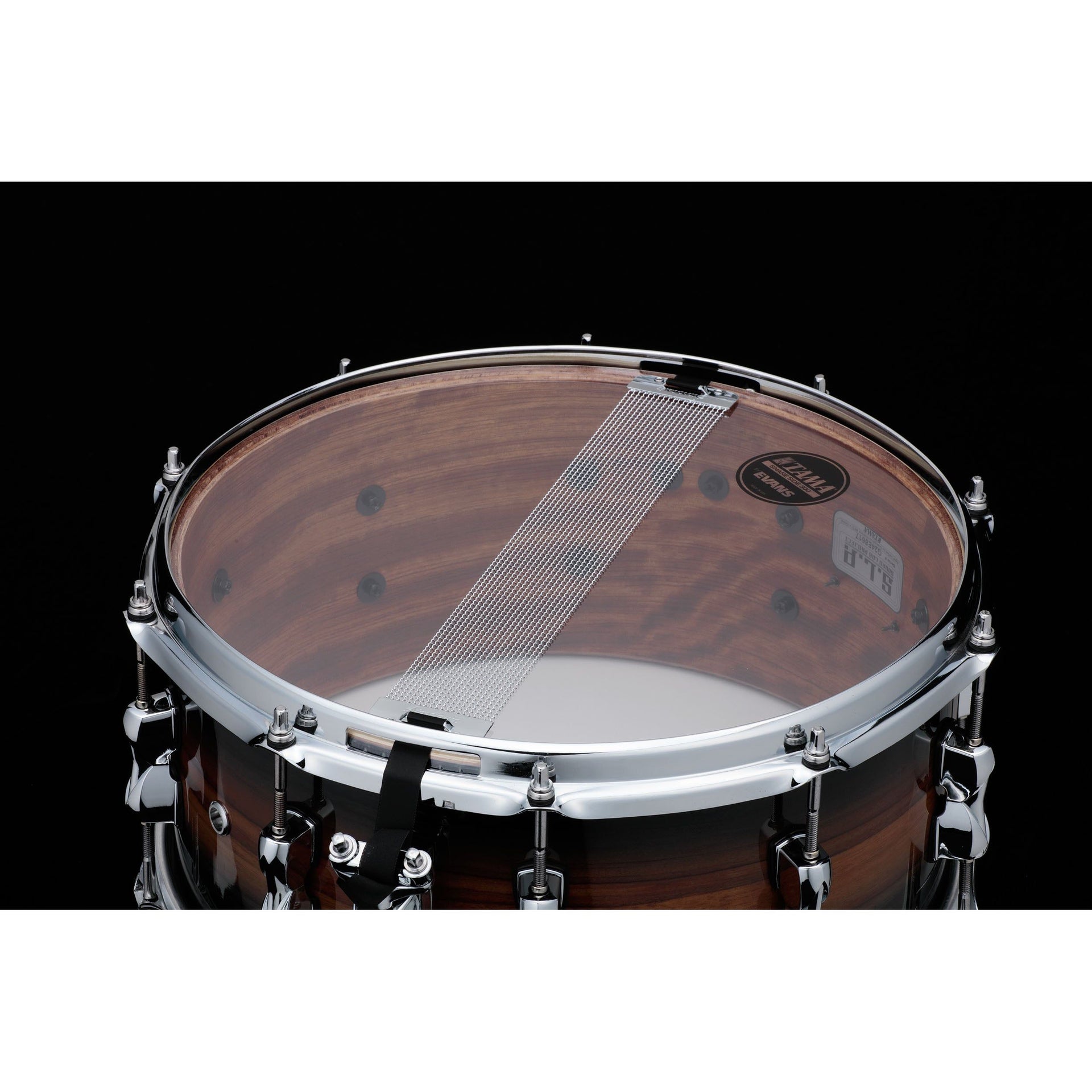 S.L.P. Limited Hybrid Maple/Bubinga Snare - LBM1465Z-MZB, i Midnight Zebrawood Burst.