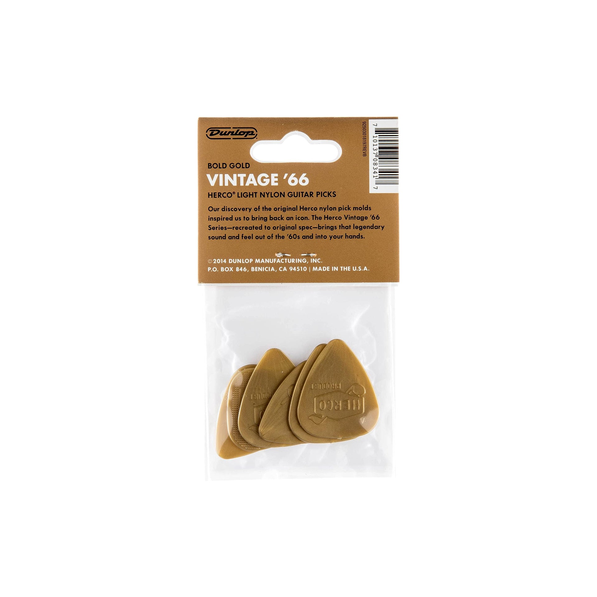 Dunlop - Herco HEV210P Herco Vint LT Gold-6/PLYPK - Musik Utan Gränser 