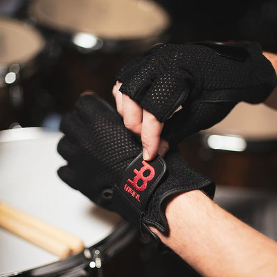 Meinl - MDGFL Fingerless Drummer Gloves Medium - Musik Utan Gränser 