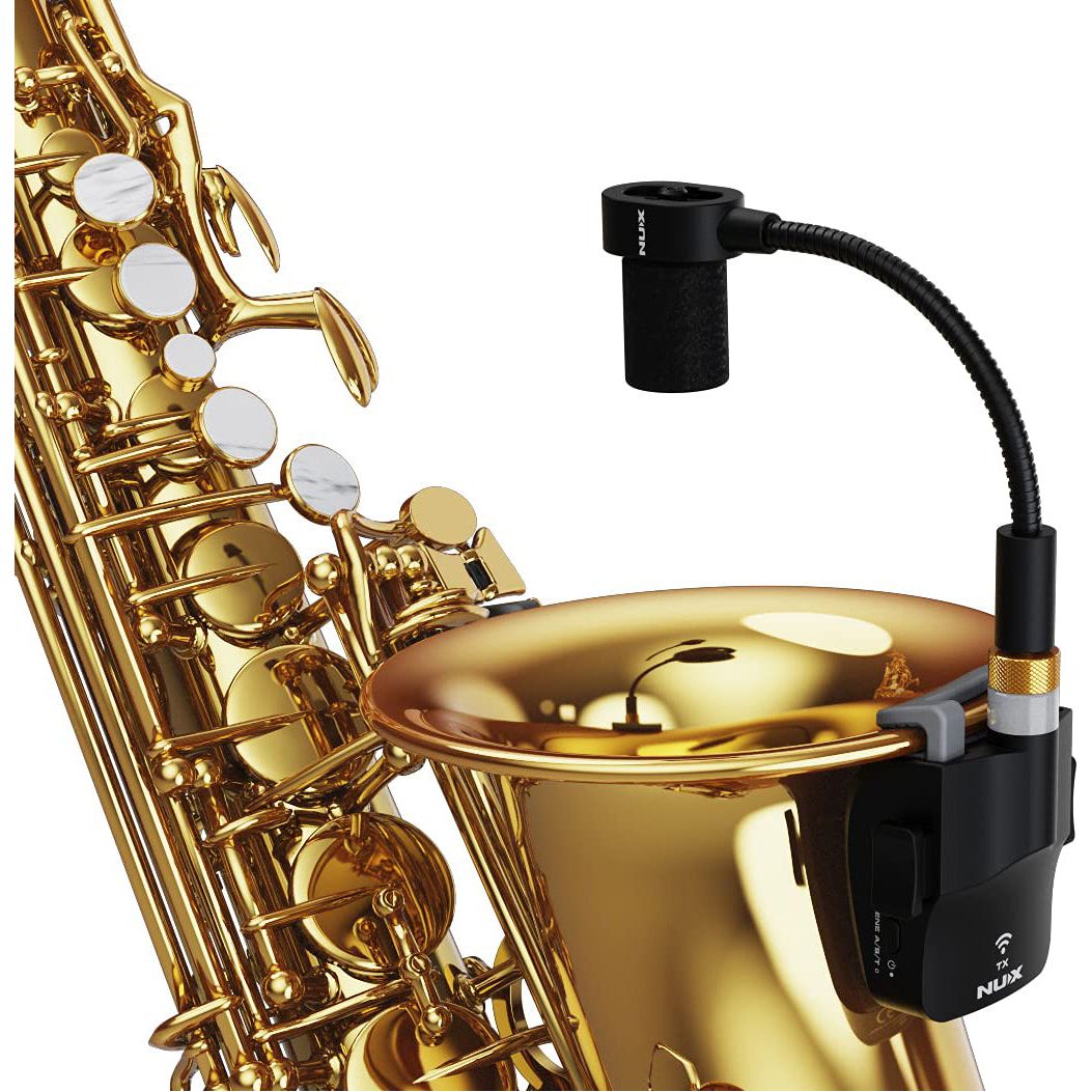 NUX - B6 Wireless 2.4 GHz mikrofon för saxofon - Musik Utan Gränser 