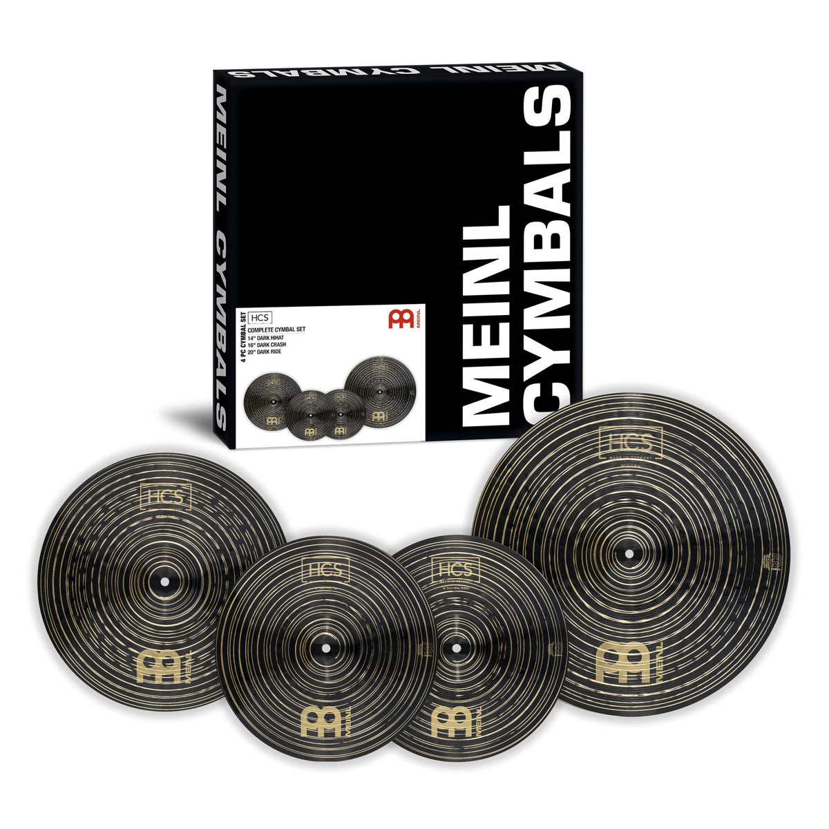 Meinl HCSD141620 HCS Dark Cymbal-set 14-16-20