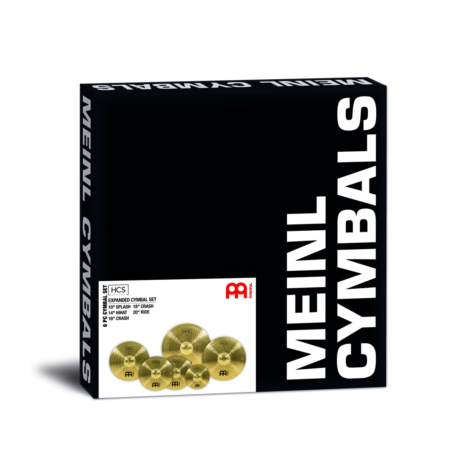 Meinl - HCS Expander Cymbal Set, 10S/14H/16C/18C/20R - Musik Utan Gränser 