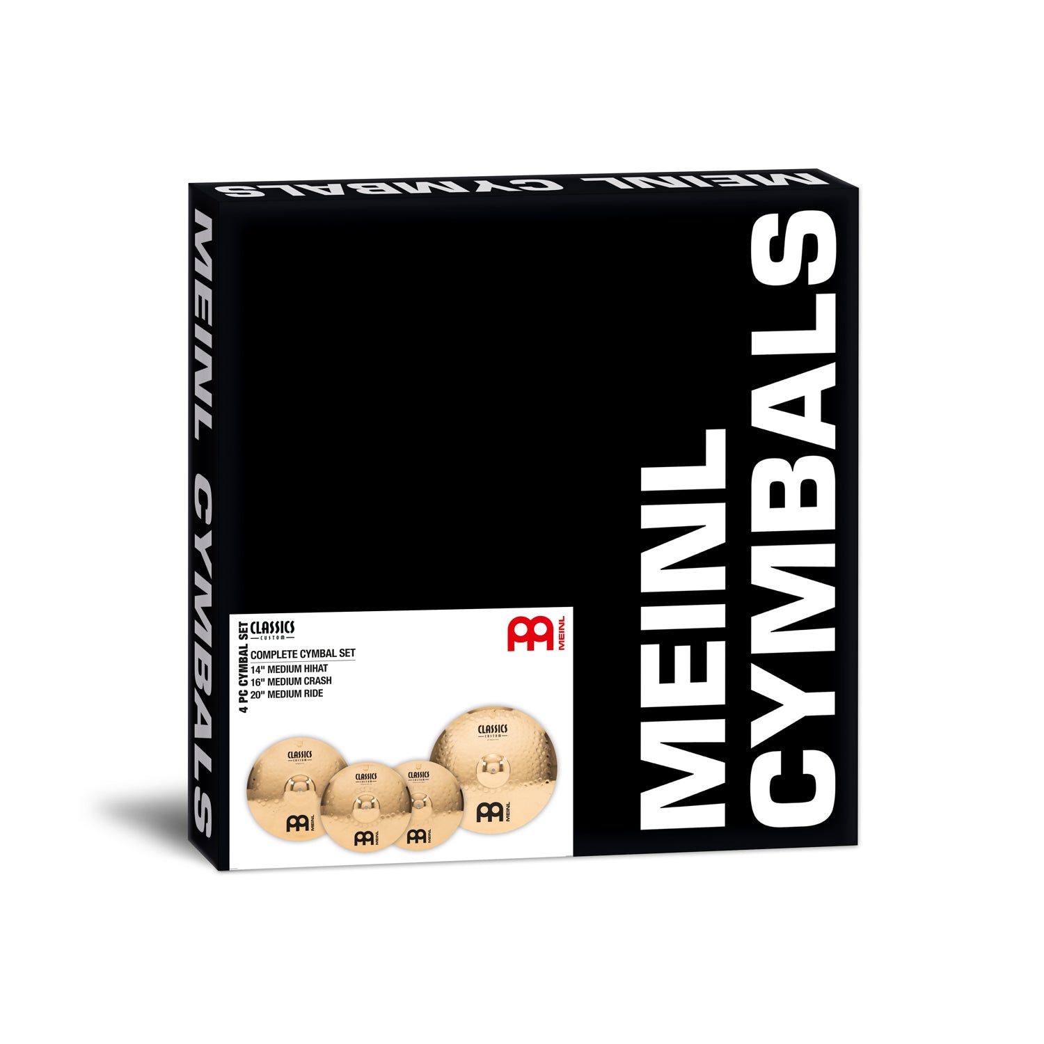 Meinl - CC141620 Classics Custom Brilliant Cymbal-set, 14H,16C,20R - Musik Utan Gränser 
