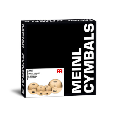 Meinl - CC141620 Classics Custom Brilliant Cymbal-set, 14H,16C,20R - Musik Utan Gränser 