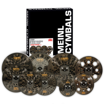 Meinl - CCD-ES1 Classics Custom Dark 8 pcs Cymbal Set - Musik Utan Gränser 