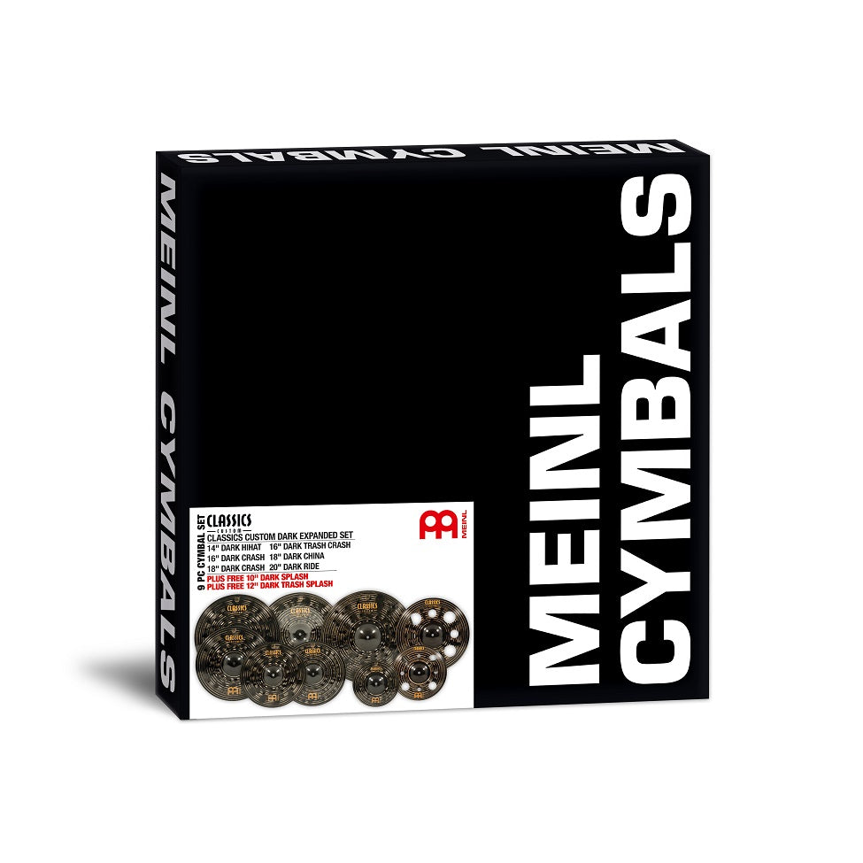 Meinl - CCD-ES1 Classics Custom Dark 8 pcs Cymbal Set - Musik Utan Gränser 
