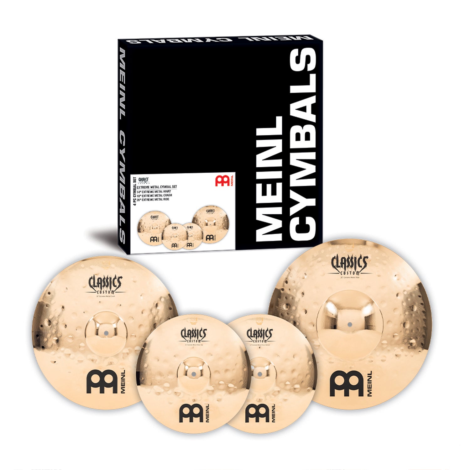 Meinl - CC-EM480 Cymbal-set Extreme 14''/18''/20'' CC-EM480 - Musik Utan Gränser 