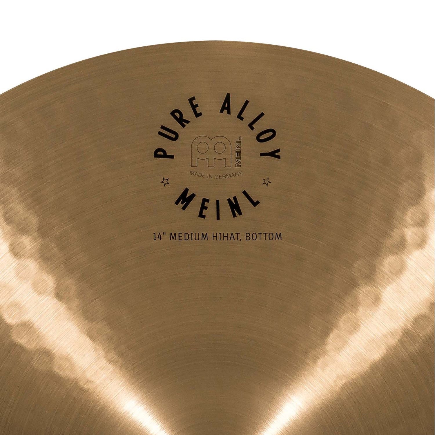 Meinl - PA14MH 14" Pure Alloy Medium Hi-hat - Musik Utan Gränser 
