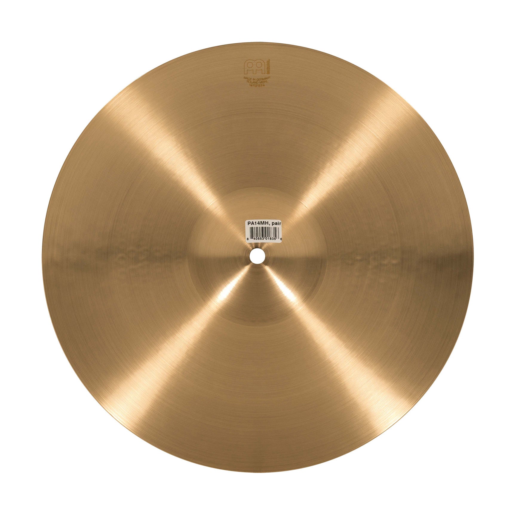 Meinl - PA14MH 14" Pure Alloy Medium Hi-hat - Musik Utan Gränser 