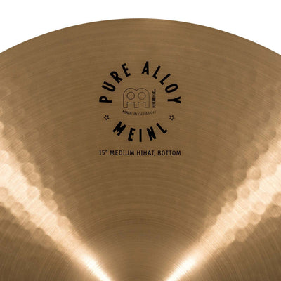 Meinl - PA15MH 15" Pure Alloy Medium Hi-hat - Musik Utan Gränser 