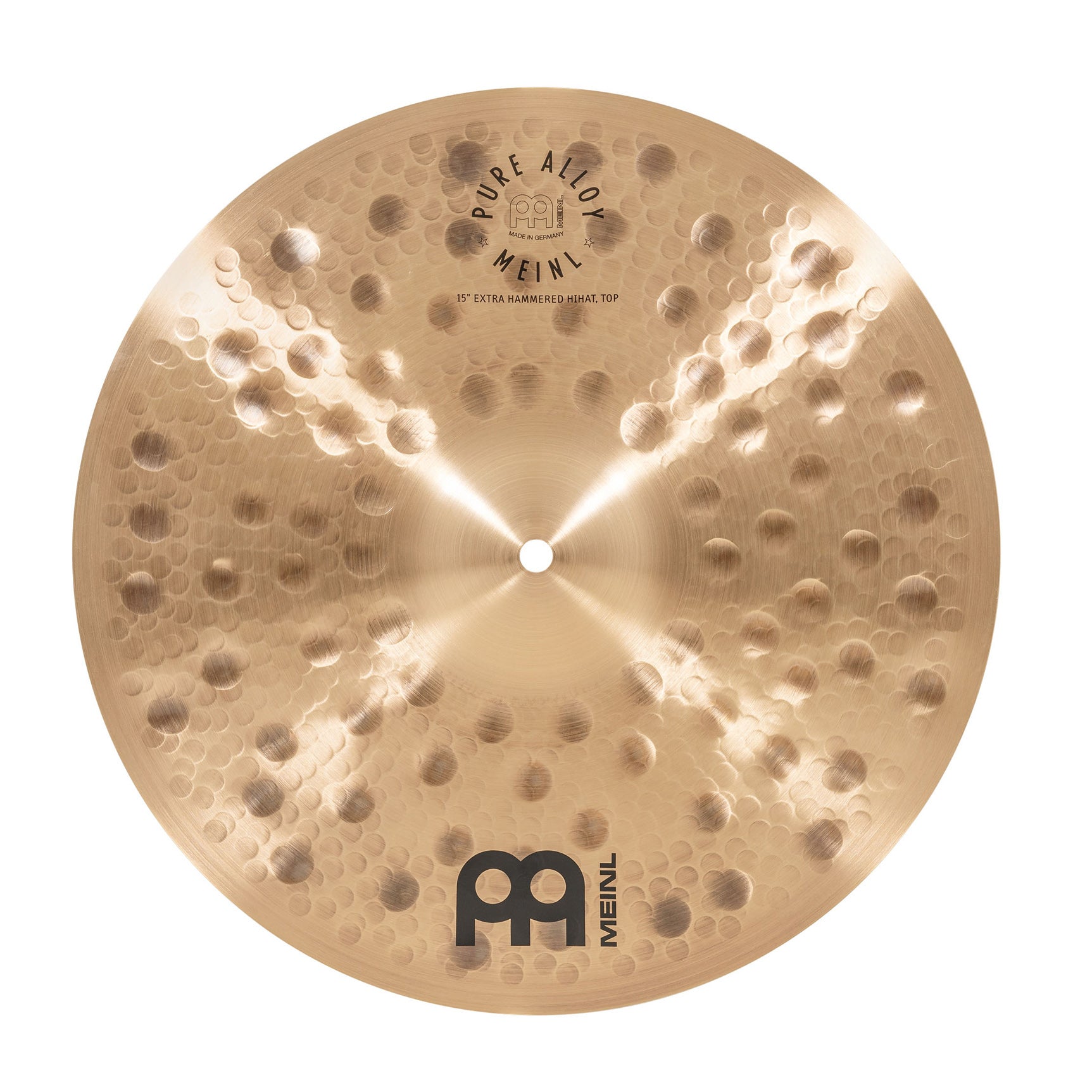 Meinl - PA15EHH Pure Alloy 15'' Extra Hammered Hi-hat - Musik Utan Gränser 
