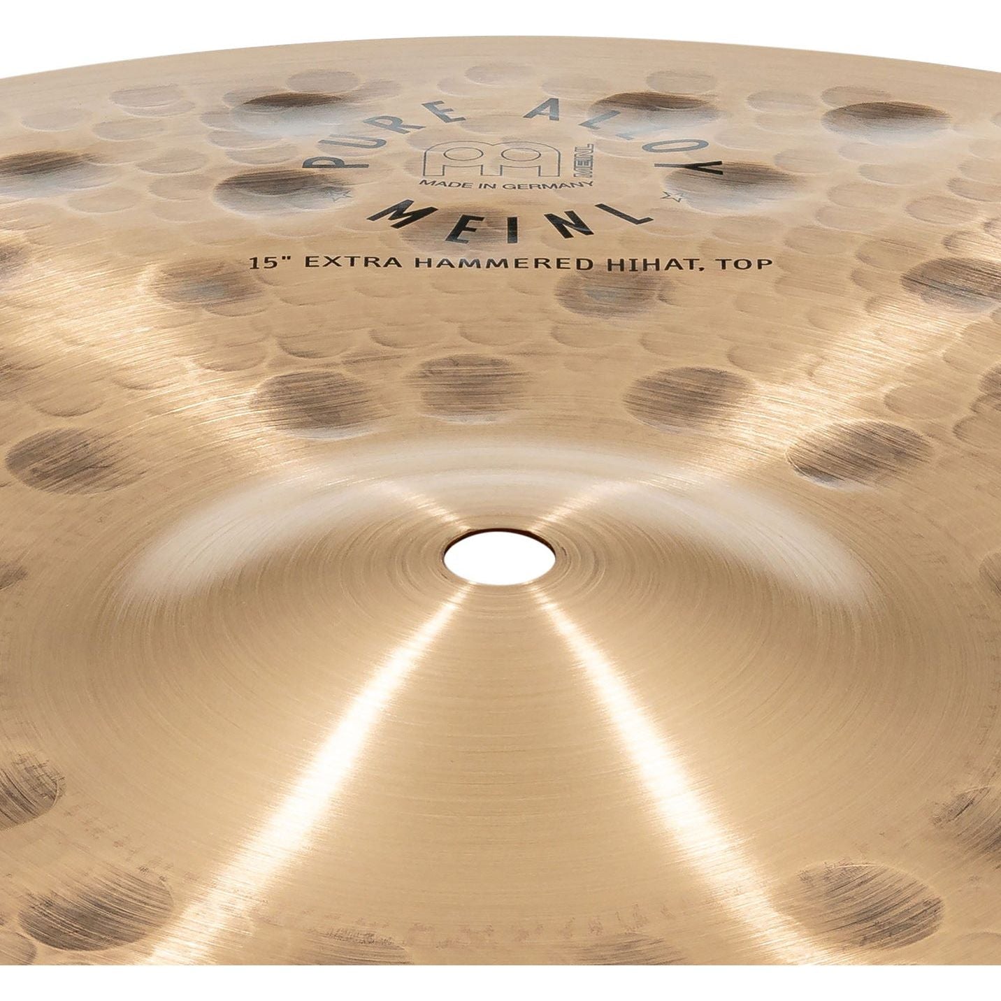 Meinl - PA15EHH Pure Alloy 15'' Extra Hammered Hi-hat - Musik Utan Gränser 
