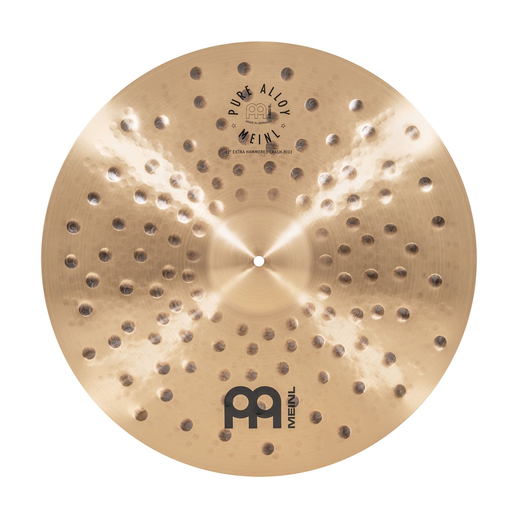 Meinl - PA22EHCR 22" Pure Alloy Extra Hammered Crash-Ride - Musik Utan Gränser 
