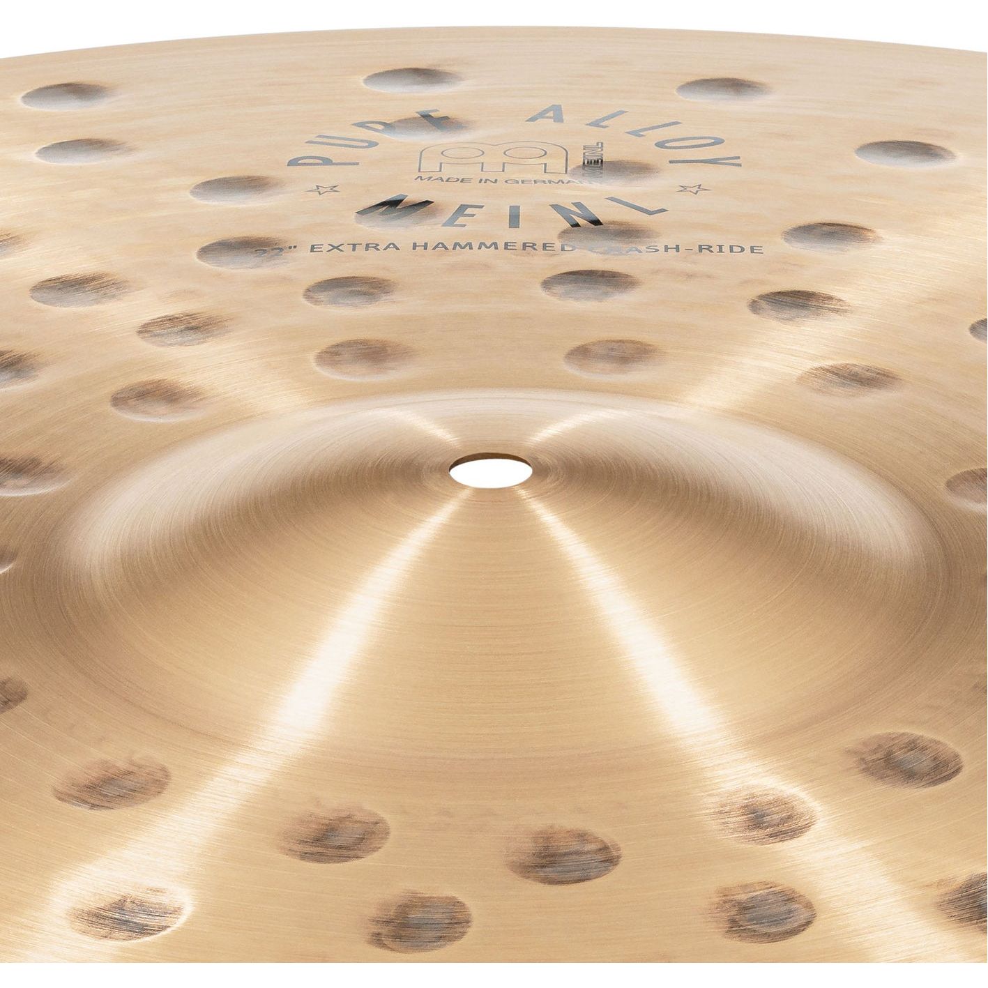 Meinl - PA22EHCR 22" Pure Alloy Extra Hammered Crash-Ride - Musik Utan Gränser 