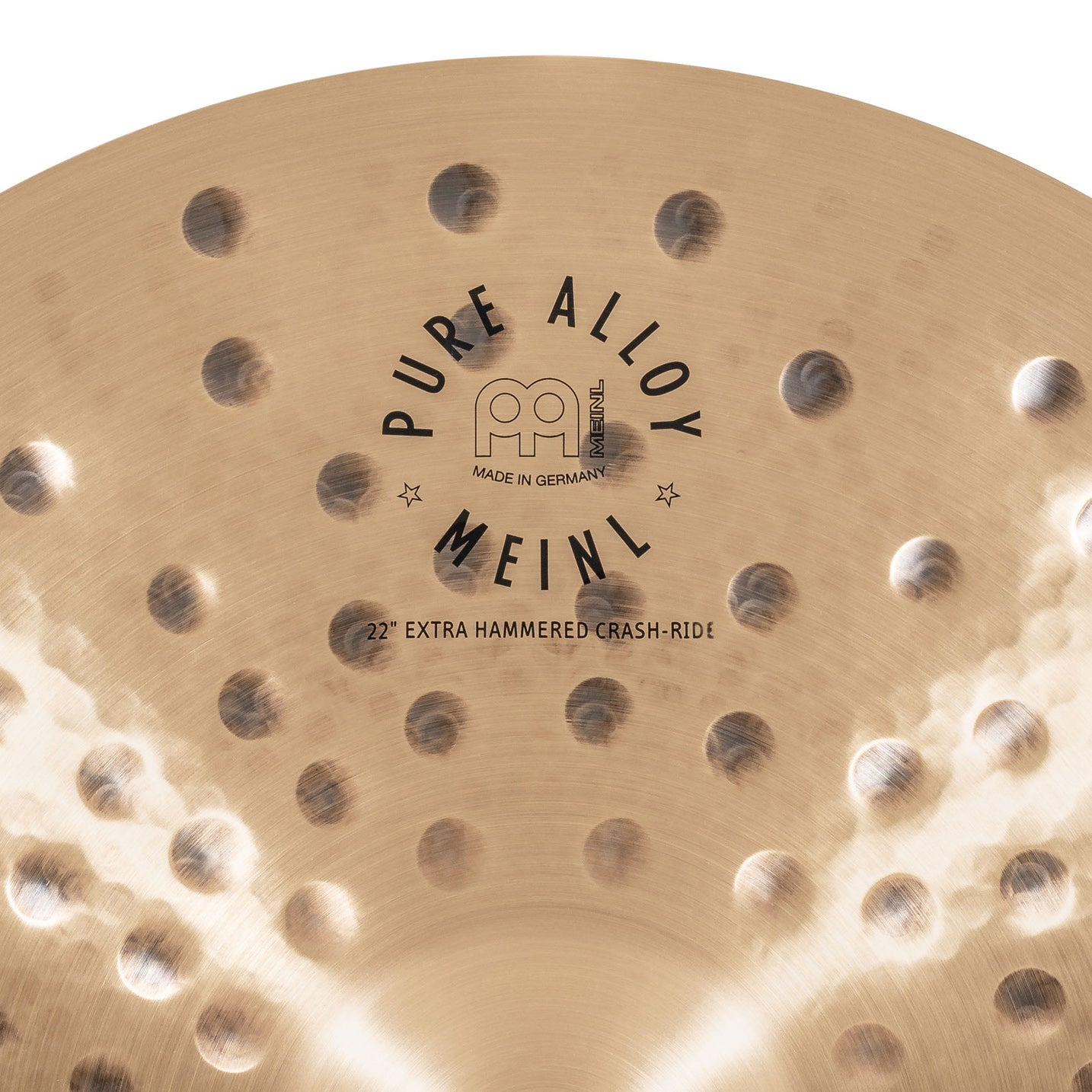 Meinl - PA22EHCR 22" Pure Alloy Extra Hammered Crash-Ride - Musik Utan Gränser 
