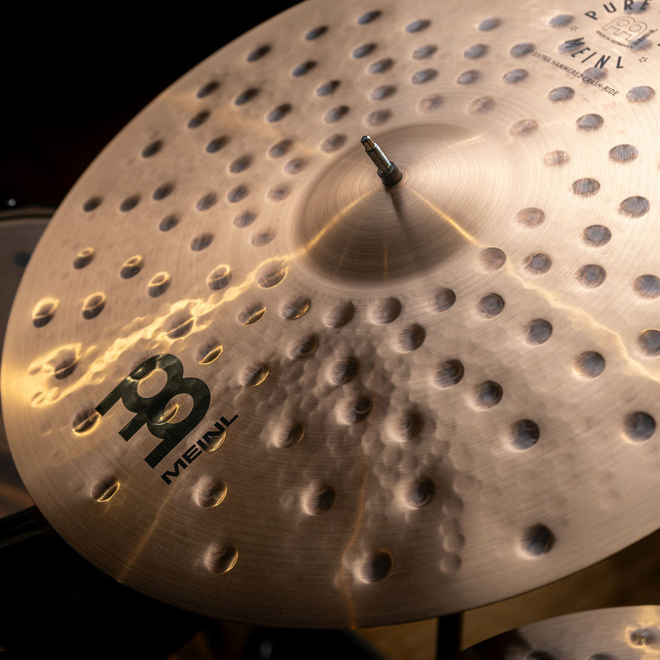 Meinl - PA22EHCR 22" Pure Alloy Extra Hammered Crash-Ride - Musik Utan Gränser 