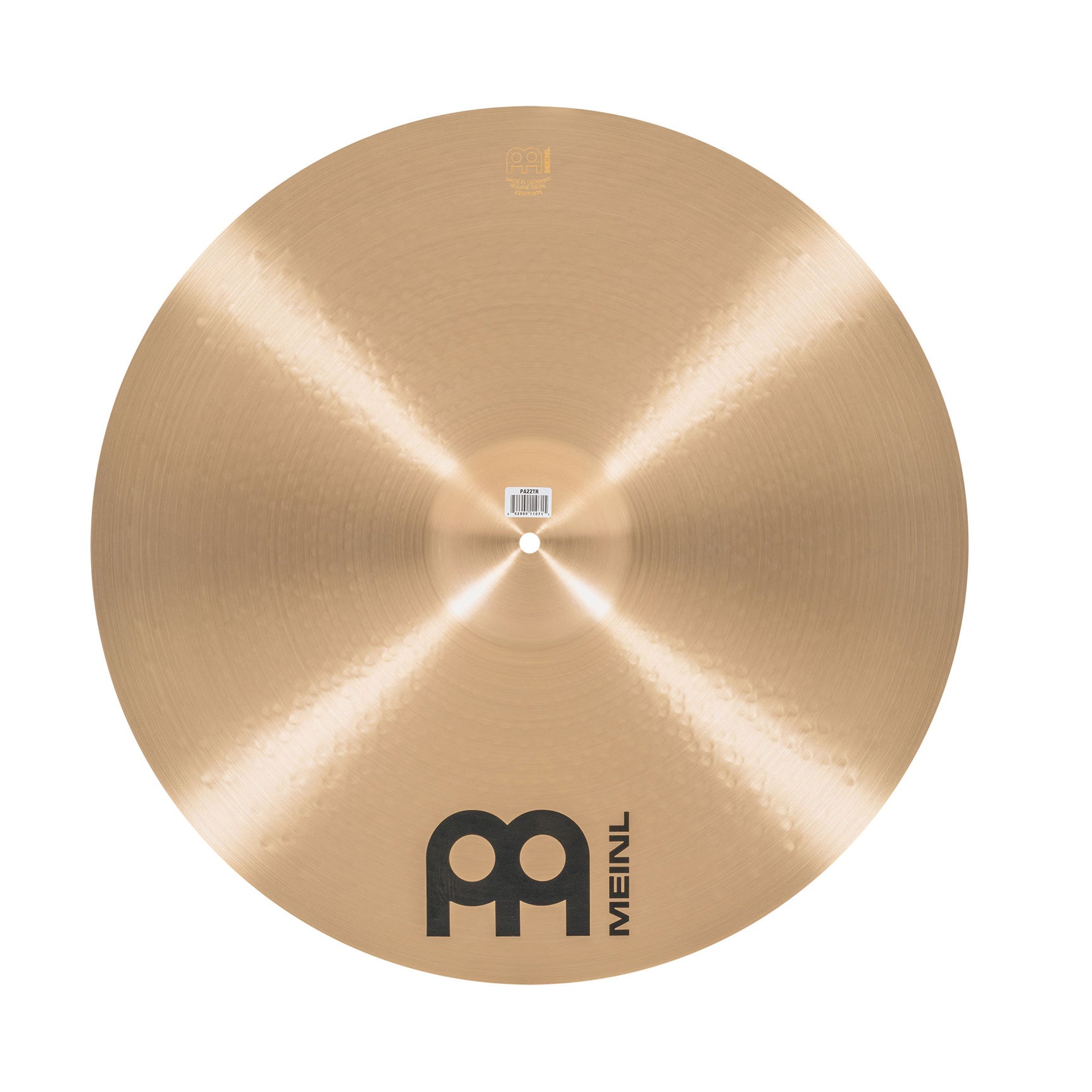 Meinl - PA22TR 22" Pure Alloy Thin Ride - Musik Utan Gränser 