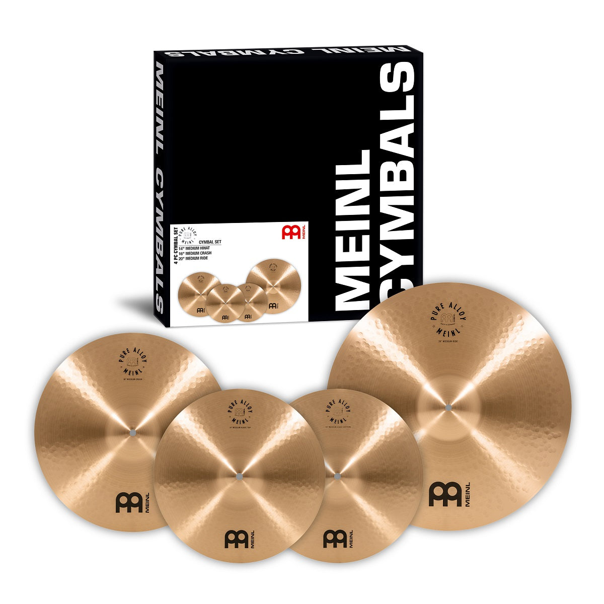 Meinl - PA141620 Cymbal-set 14/16/20 - Musik Utan Gränser 