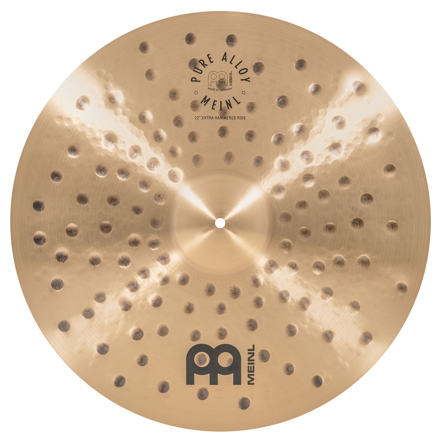Meinl - PA-CS1 Pure Alloy Cymbal-set X-Hammered, 15H/18C/22 - Musik Utan Gränser 