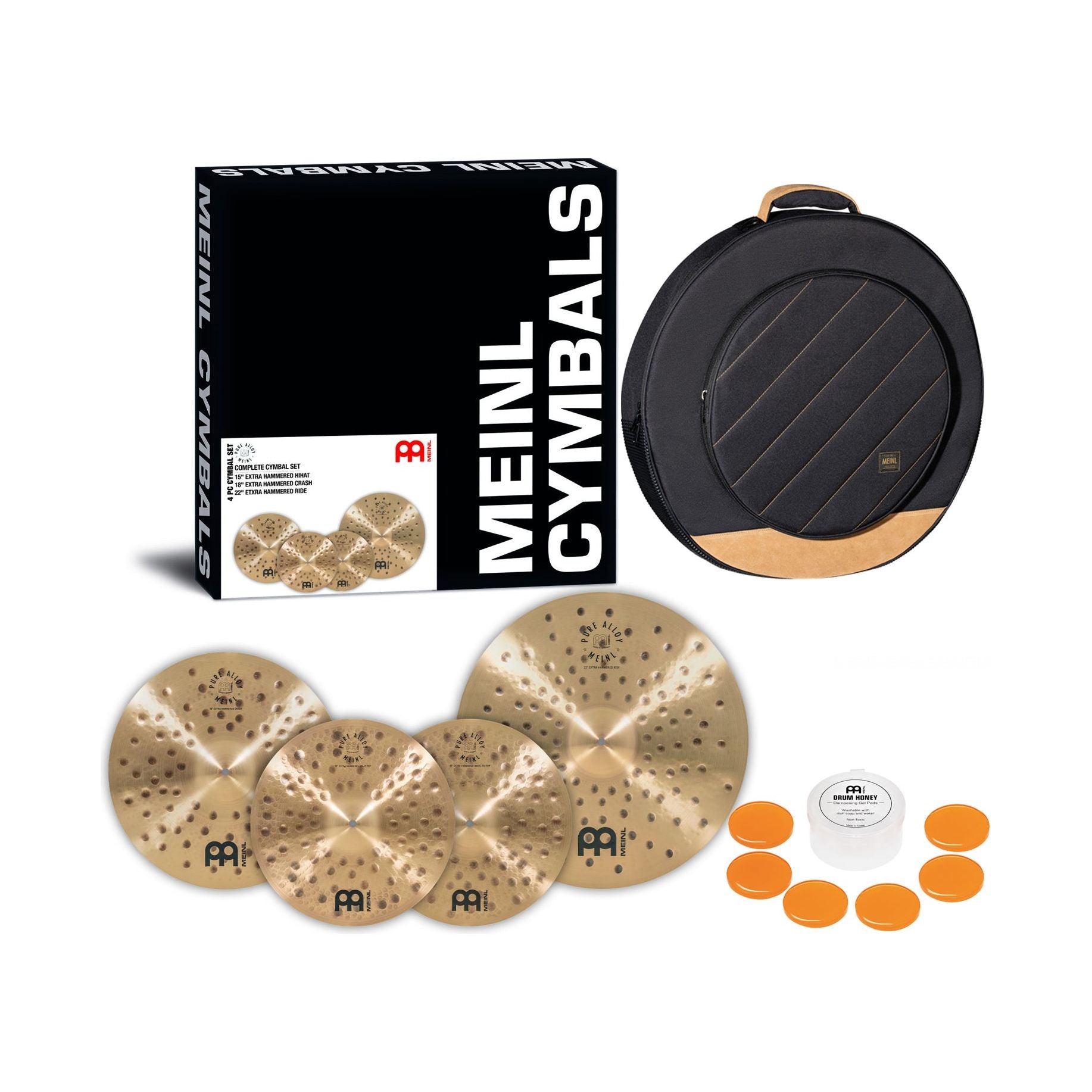 Meinl - PA-CS1-PACK Pure Alloy Set X-Hammered - Musik Utan Gränser 