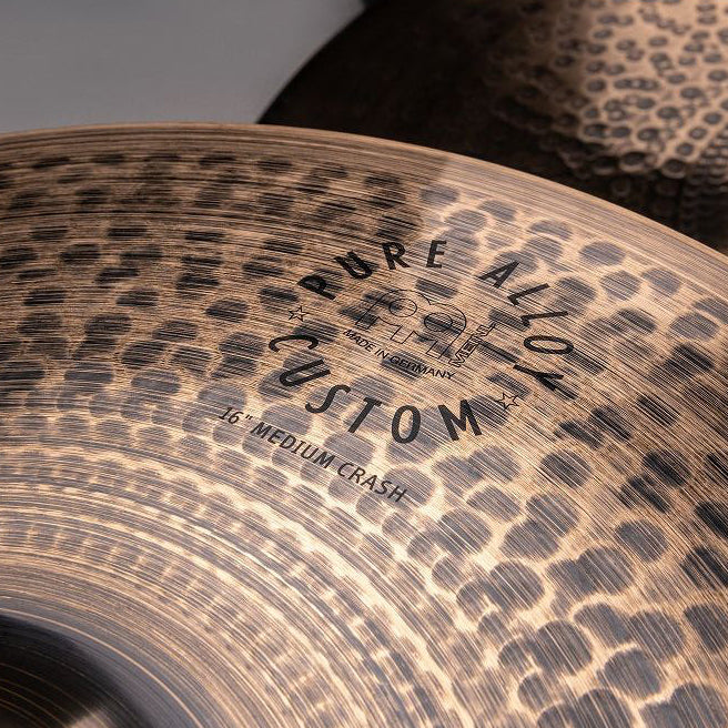 Meinl - PAC16MC 16" Pure Alloy Custom Medium Crash - Musik Utan Gränser 