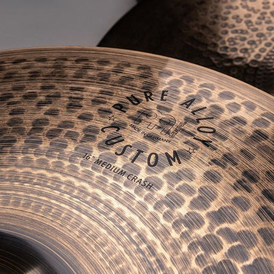 Meinl - PAC16MC 16" Pure Alloy Custom Medium Crash - Musik Utan Gränser 