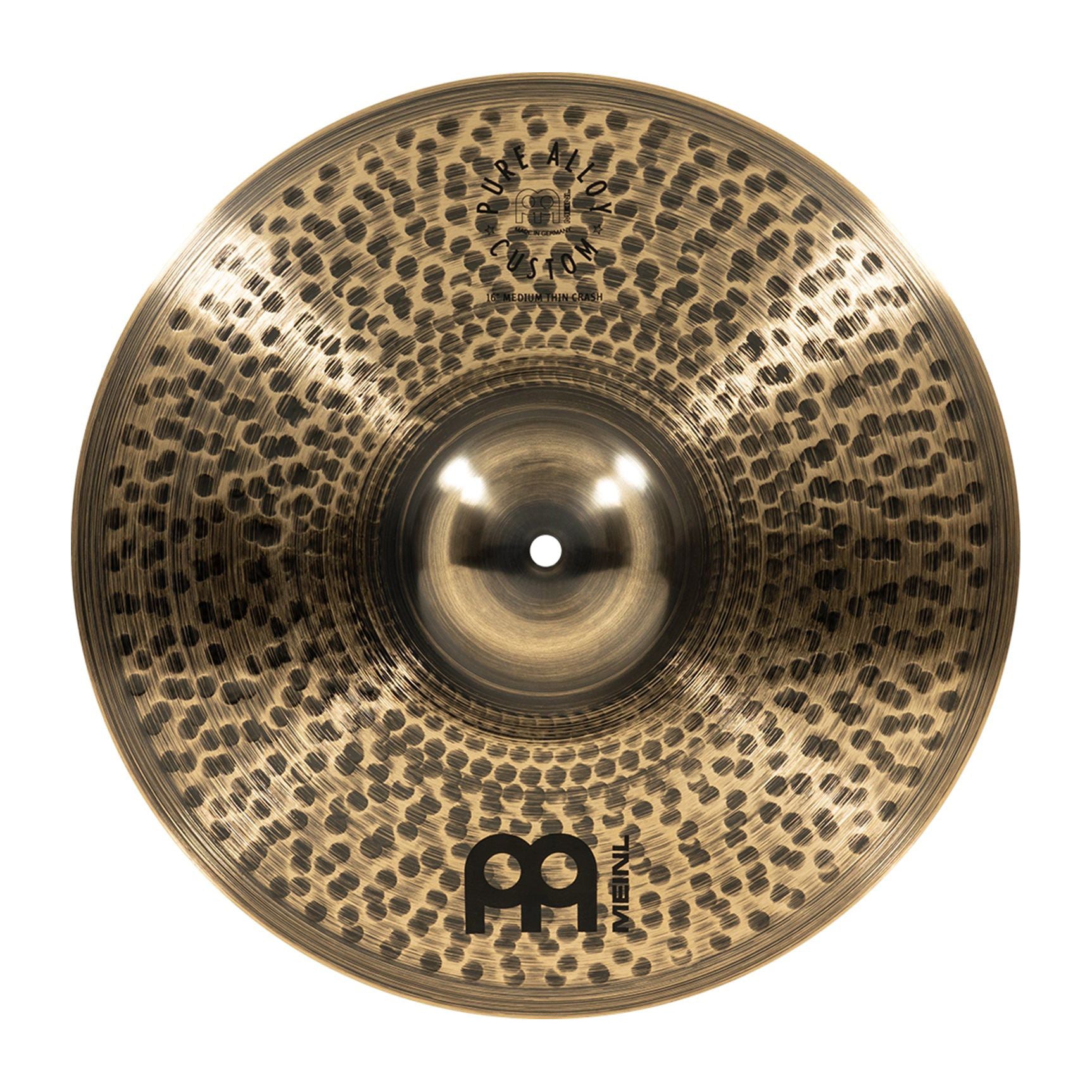 Meinl - PAC16MTC 16" Pure Alloy Custom Medium Thin Crash - Musik Utan Gränser 