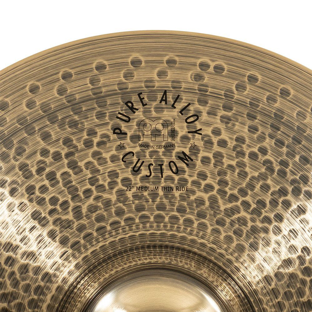 Meinl - PAC22MTR 22" Pure Alloy Custom Medium Thin Ride - Musik Utan Gränser 